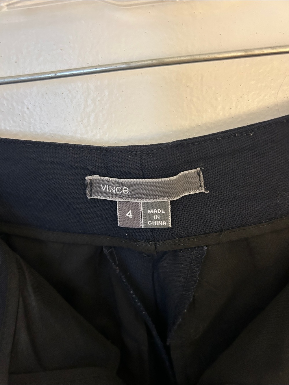 Vince Black Men's Dress Pants - Tailored Straight Leg - Picture 2 of 5